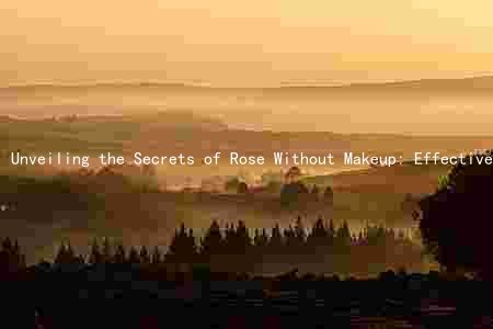 Unveiling the Secrets of Rose Without Makeup: Effectiveness, Safety, and Brand Recommendations